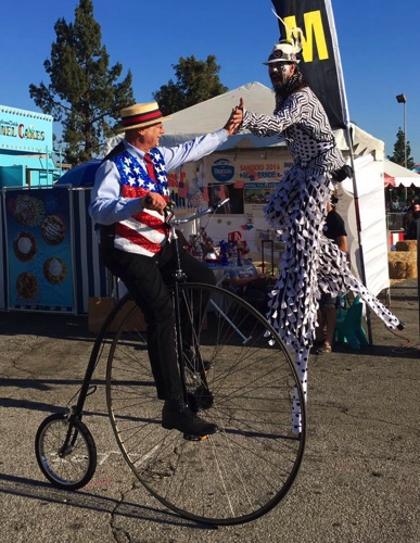 High Five at National Orange Show High Five at National Orange Show