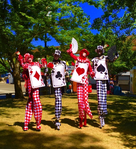 The Queen's Playing Cards
"Four of a Kind"