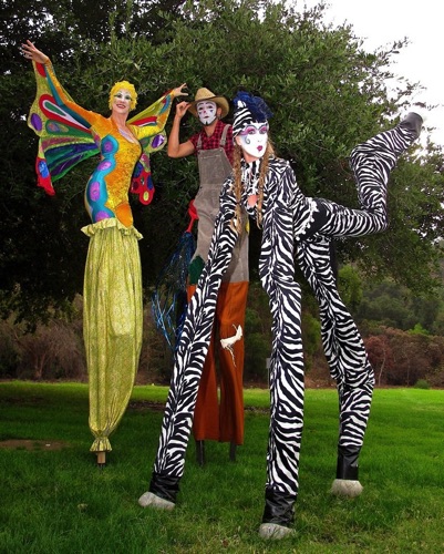 Zebra Farmer Butterly
~Specialty 4-legged stilts~