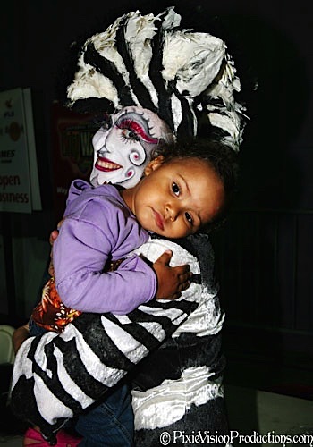 Starchild the Zebra and Iman Starchild the Zebra and Iman