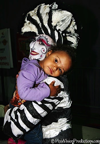 Starchild the Zebra and Iman